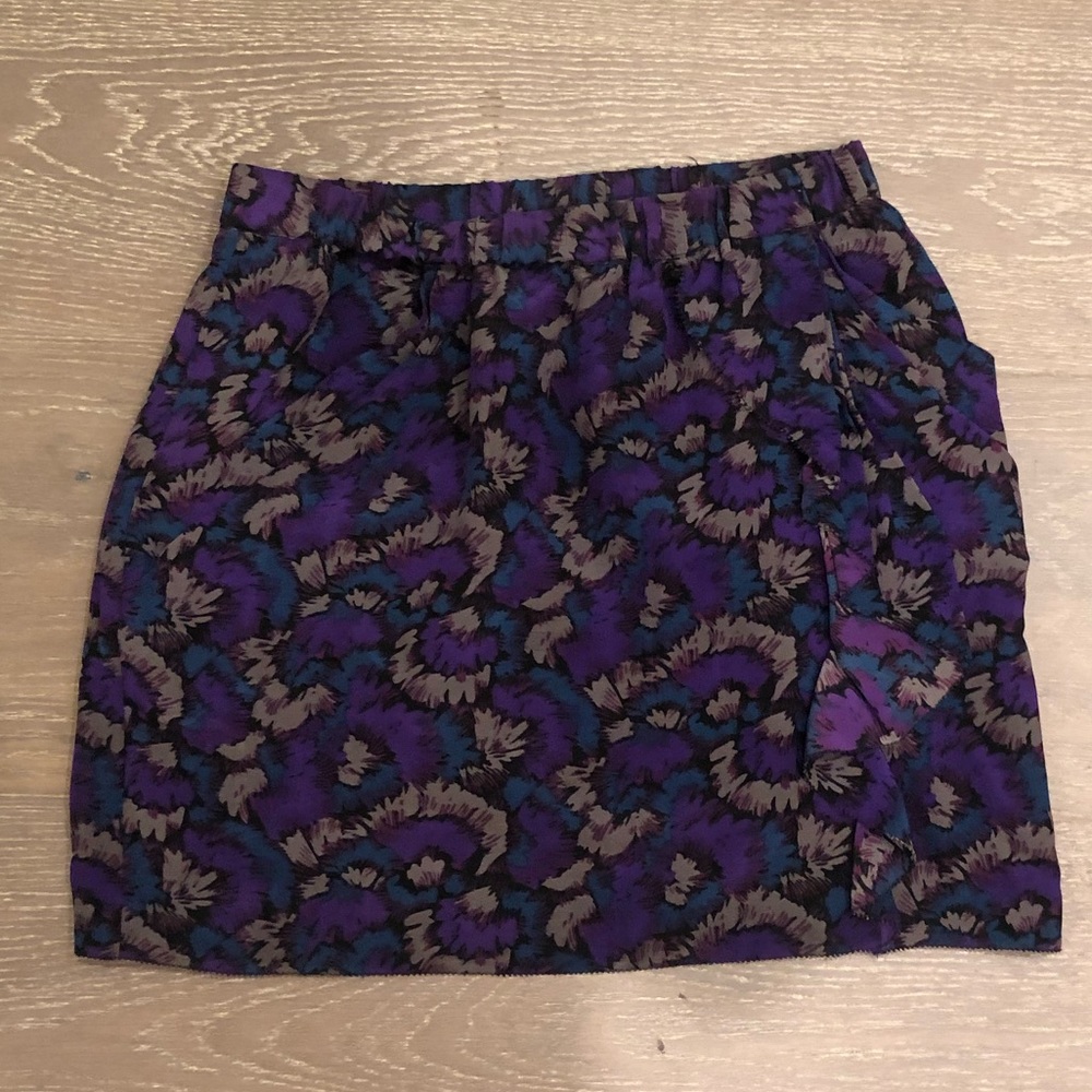Multicolored print Madewell skirt